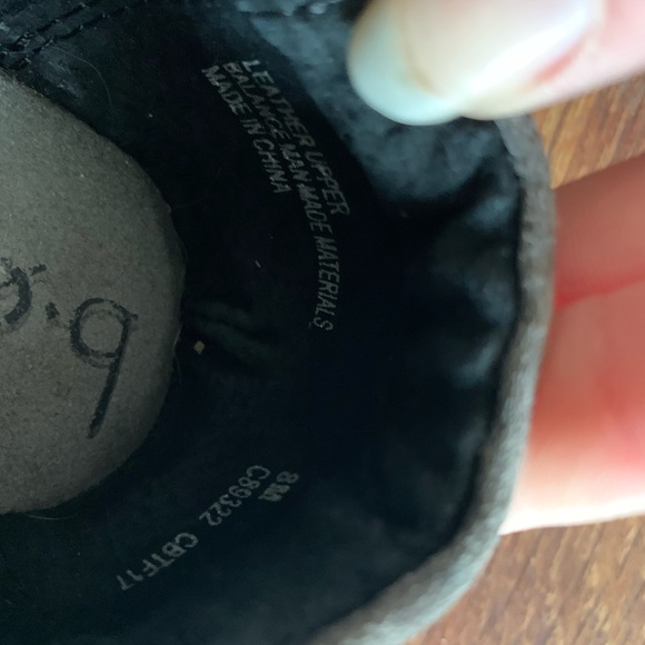 boc Grey Suede Clogs - Picture 6 of 6